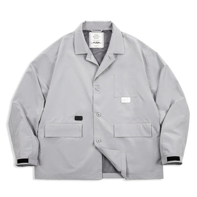 Maden Mountain Style Outdoor Multi-Pocket Suit Jacket Cityboy Flat Lapel Casual Versatile Coat Men's Blazer Spring And Autumn