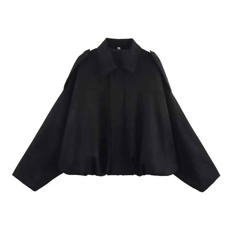 Women's Bomber Jackets Coats Loose Coats Vintage Female Outerwear Chic Tops