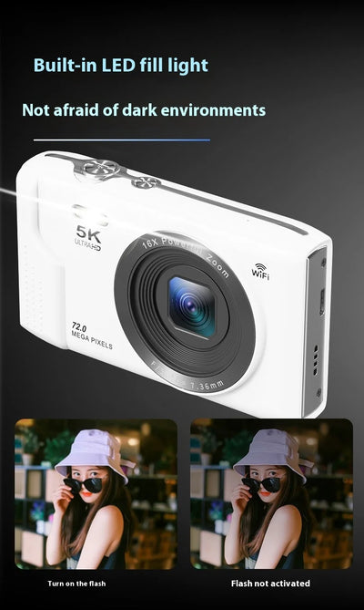 High Definition Digital Camera For Students Campus Photography Vintage Ccd Professional Photography Consumer Electronics