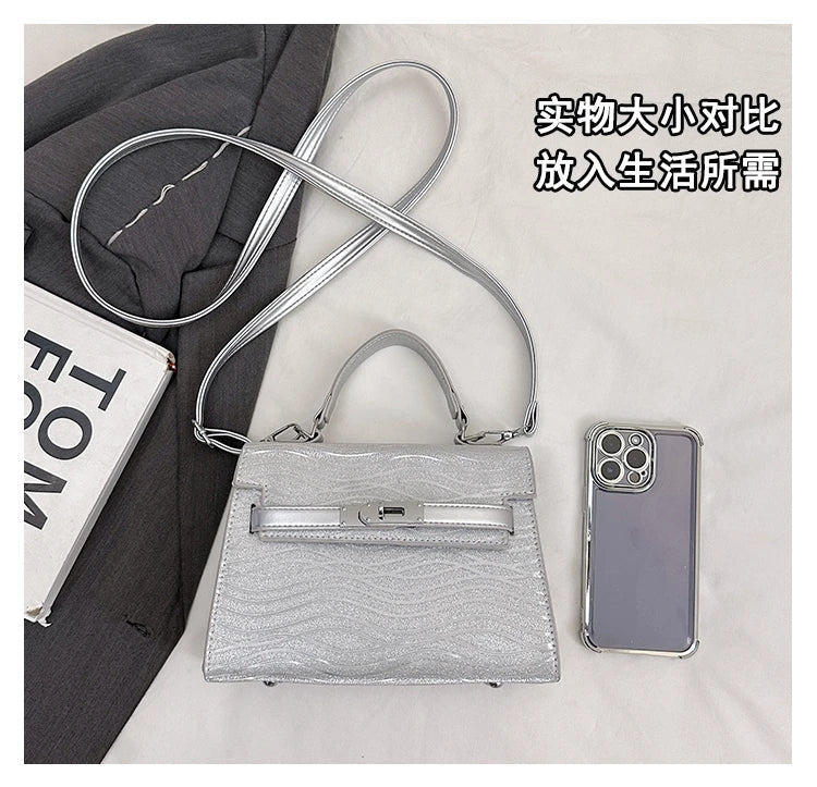 Popular Classic Leather Ladies Shoulder Bag Handbags For Women Designer Inspired Elegant Top Handle Purse Fashion Tote