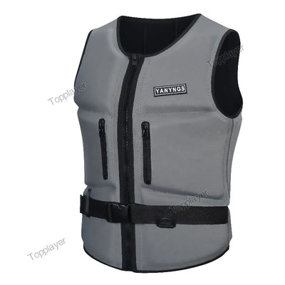 Life Jacket Wake Surfing Impact Vest Neoprene Life Jacket Wakesurf Comp Vest But Great for All Watersport Activities Life Jacket