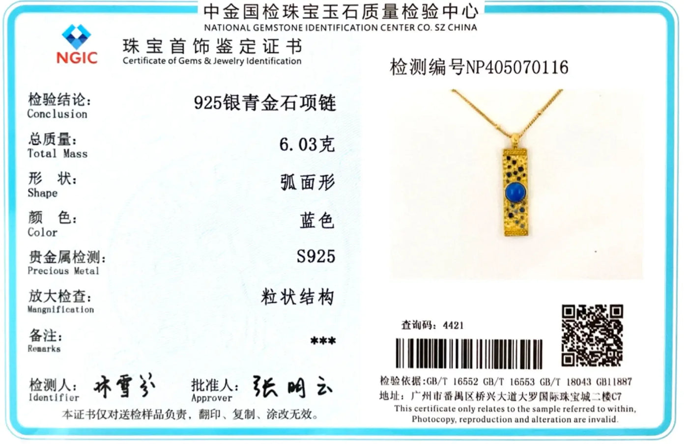 Lapis Lazuli CZ 925 Silver Gold Plated Hammered Bar Pendant Necklace Women Blue Stone Geometric Trendy Dainty Luxury Necklaces