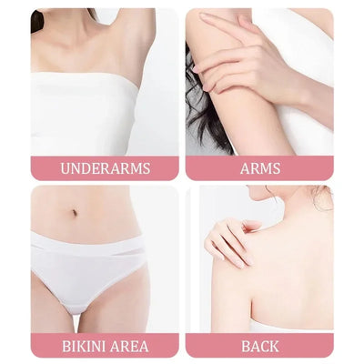 4 in 1 Women's electric epilators Hair trimmers for underarms, bikini, arms, legs, face and beard Portable and painless epilator