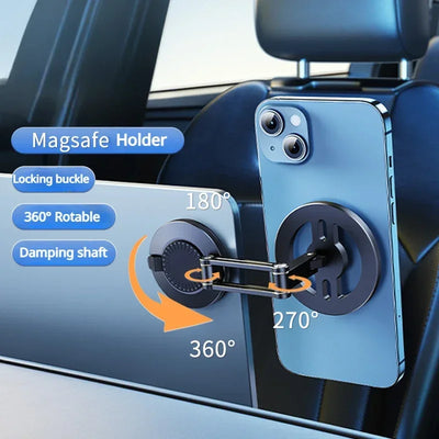 Eary for MagSafe Car Mount Strong 3M Adhesive Magnetic Phone Holder for Car Dash HandsFree 360°Rotation for iPhone 16 15 14 13