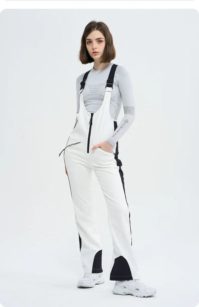 HIGH EXPERIENCE Ski Pants for Women Waterproof Camping Hiking Outdoor Thick Warm Skiing Snowboarding Winter Ski overalls