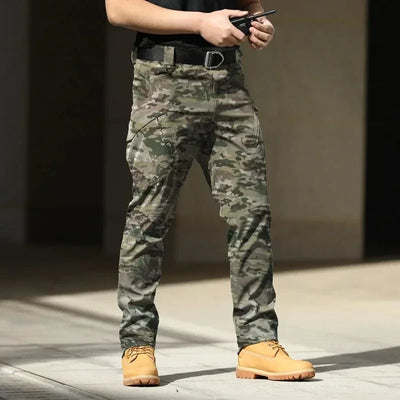 New Tactical Work Pants Men Outdoor Cargo Trousers Multi-pocket Waterproof Pant Autumn Spring Outdoor Workwear Hiking Trousers