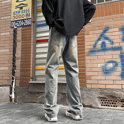 Men Clothing 2025 Y2K Fashion Stretch Slim Ripped Jeans Pants Vintage Skinny Biker Denim Trousers Ankle Zipper Ropa Hombre Jeans