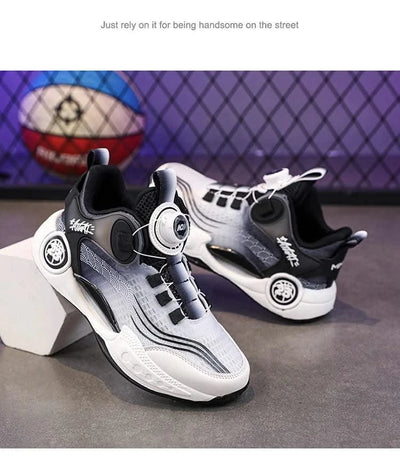 Children Basketball Shoes Boys Sneaker 2025 New Luxury Tennis Shoes 4 To 12 Years Breathable Non-slipp Sports Shoes for Boy