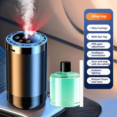 Car Air Diffuser Humidifier Smart Car Essential Oil Diffusers Smell Air Fresheners Aromatherapy Mist Maker For Car Home Office