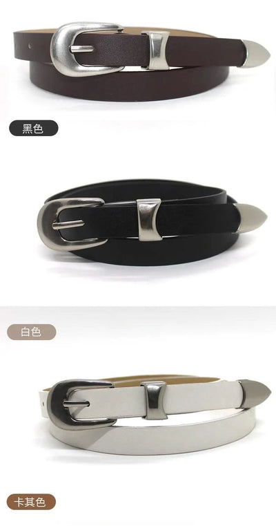 Genuine Leather  Fashion Women Belts |Pin Buckle |Jeans, Trousers