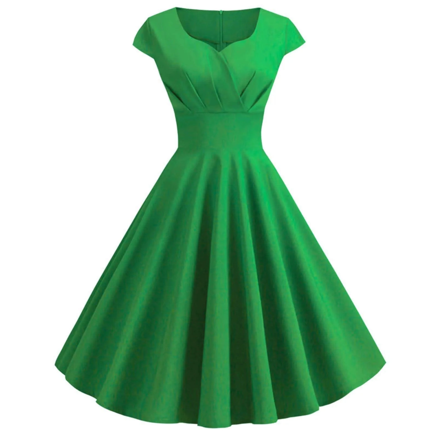 Pink Summer Elegant Party Midi Dress Women V Neck Vintage Robe Elegant Vintage Rockabilly Pin Up Party Office Midi Dresses