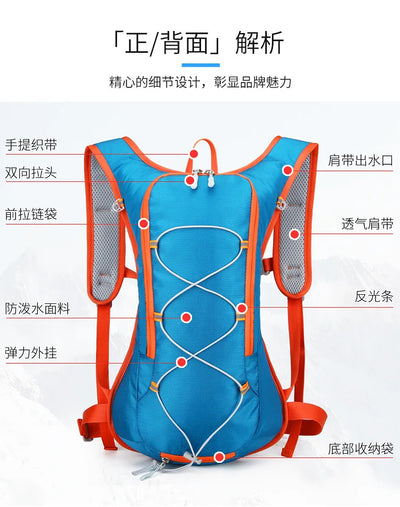 New Cycling Backpack Mountaineering Bag Cross-border Outdoor Waterproof Bicycle Hiking Backpack Wholesale