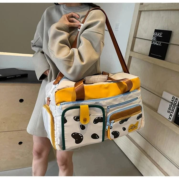 Women's Fashionable and Lightweight Boarding Bag for Maternity, Business, Yoga