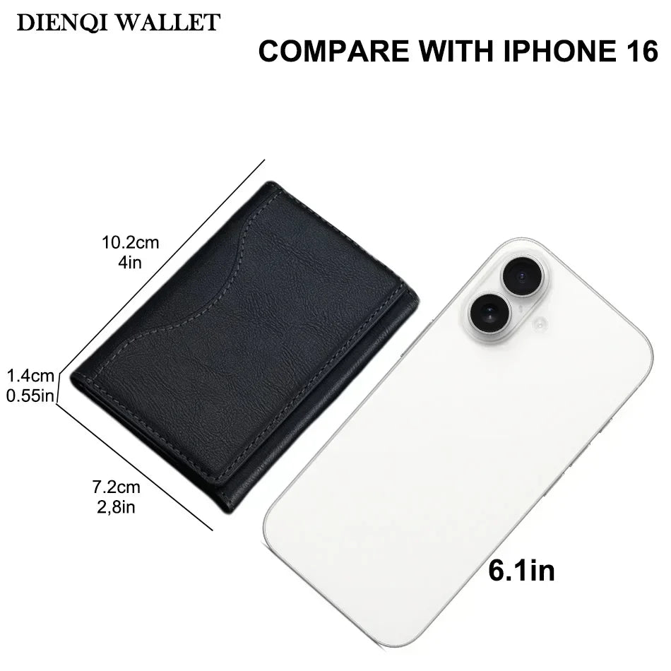 Magsafe Wallet Mobile Phone Bag Credit Card Holder Magnetic Wallet Men Luxury Bank Cardholder Case Minimalist Wallet Card Bag