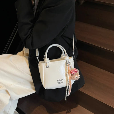 2025 Unique Women's Handbag Designer Shoulder Purse Minimalist Bucket & Square Bag Versatile Crossbody for Work