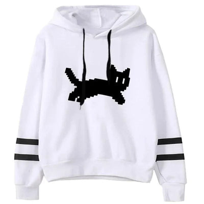 Women's Sweatshirts Pullovers Versatile Hoodies Stripe Jogging