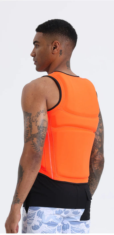Adult Life Jacket Wake Surfing Impact Vest CE Approved Neoprene Life Jacket Wakesurf Comp Vest surf Watersports Activities