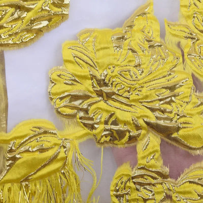 SJD African Demask Lace Fabric French Net Rmbroidery Brocade Lace 2024 Hot Sale Nigeria Jacquard Fabric For Women Luxury Dresses