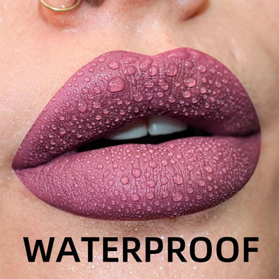 19 colors Matte Velvet Lip Gloss Waterproof Liquid Lipstick Nude Black Lips tint Makeup Lip Glaze Cosmetics Red Lip Stain Beauty
