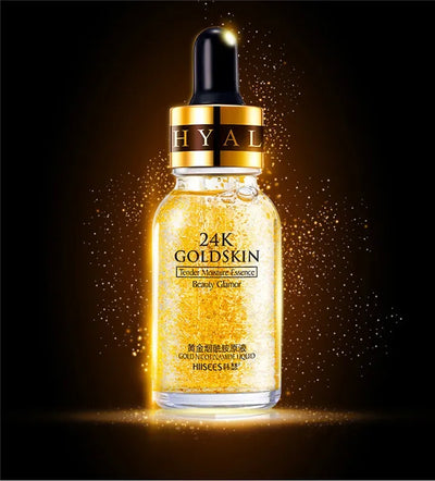 24K Gold Hyaluronic Acid Serum for Face Anti-wrinkle Anti-aging Brightening Moisturizing skincare Facial Serum Essence Face Care