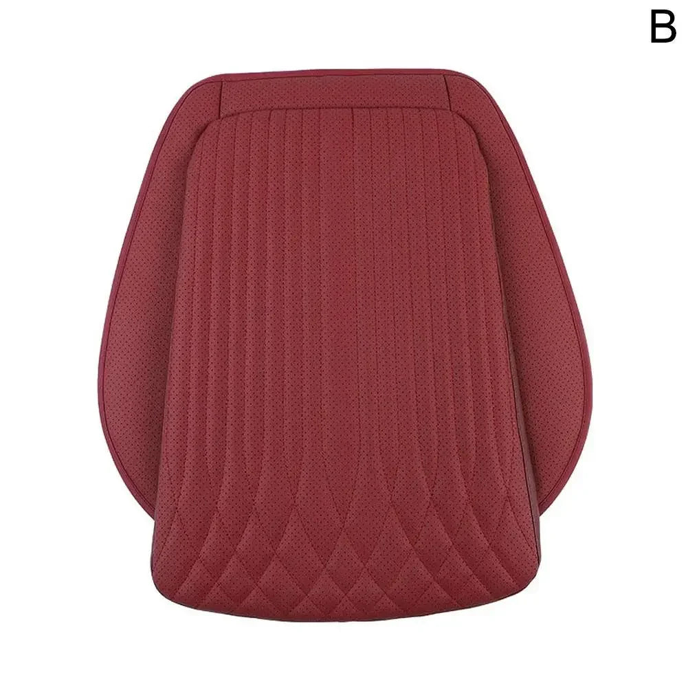 54cm Breathable Car Seat Cushion Luxury Leather Commercial Vehicle Non-slip Support Pad Universal High Rebound Sponge Seat Cover