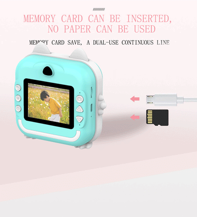 Digital Children Camera For Photography Instant Print Photo Kids Camera Mini Thermal Printer Video Educational Toys Gift
