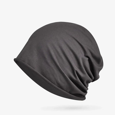 Hats Beanies For Men Women Unisex Autumn Summer Beanie Cotton Solid Color Elastic Bonnet Hip Hop Baggy Cap Male Female Thin