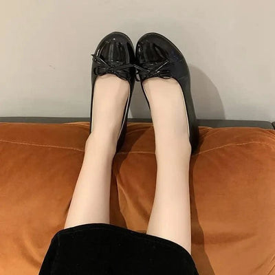 Non-slip Bowknot Comfortable Flat Ballerina Shoes for Women