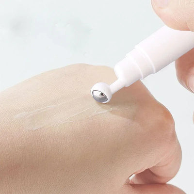 Eye Roller Massage Bottle Eye Cream Applicator with Steel Ball Empty Refillable Lotion Essential Oil Vacuum Travel Container