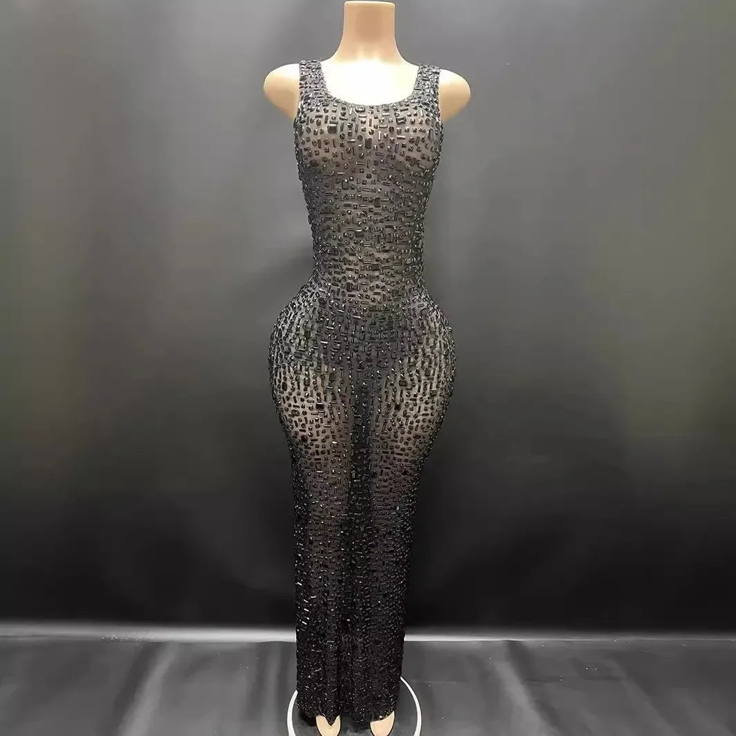 Diamonds Wedding Dress for Women Goddess Senior Photoshoot Props Homecoming Celebrate Birthday party dress New Year's Dress