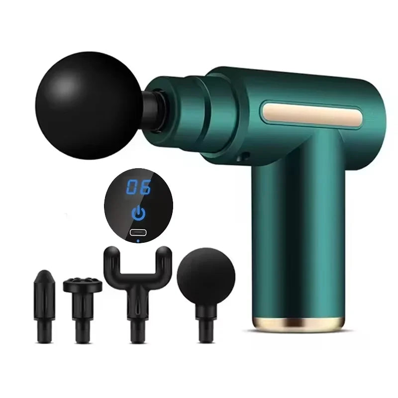 Fascia gun muscle relaxation massager smart mini full body massage impact gun portable small electric full body massage gun