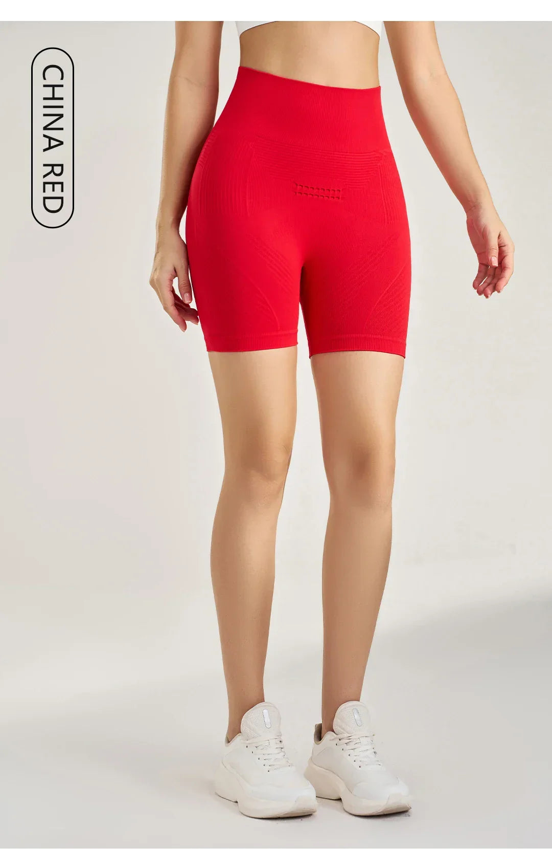 Sports Outdoor Yoga Pants Three Quarter Pants Shorts High Waist Peach Lift Hip Fitness Bottoms Women Leggings