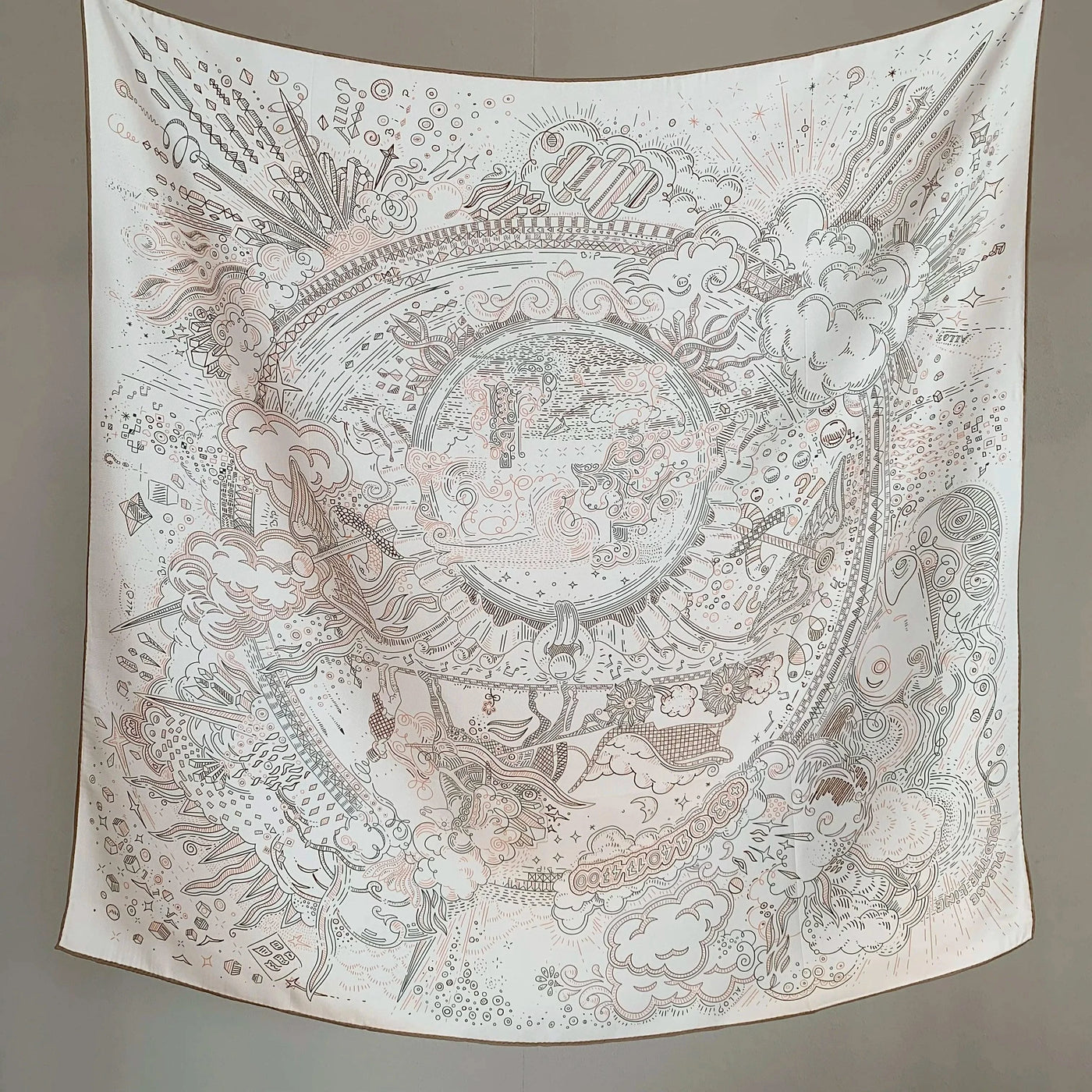 100% Real Silk Scarf Shawl Large Head Scarves Hijab for Hair Wrapping 90cm