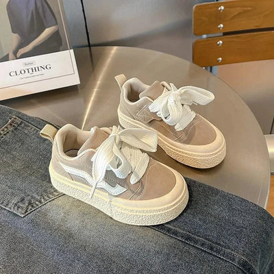 Children's Sports Shoes 2024 Fall New Girls' Non-slip Soft Sole Casual Shoes Boys Light Canvas Sports Shoes