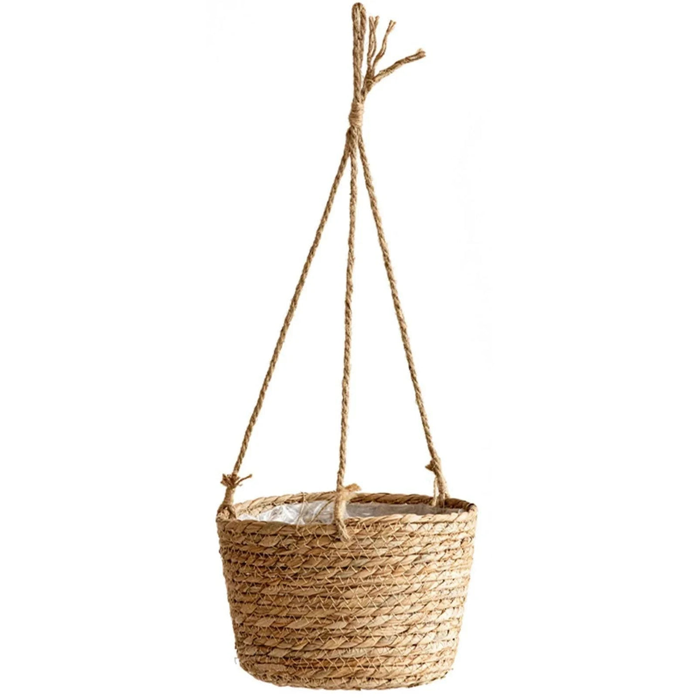 Garden Hanging Planter Hanging Woven Planter Basket Decorative Large Capacity Flower Pot Holder Plant Hangers Home Decoration