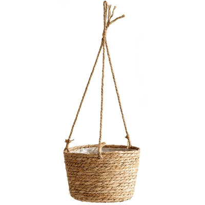 Garden Hanging Planter Hanging Woven Planter Basket Decorative Large Capacity Flower Pot Holder Plant Hangers Home Decoration