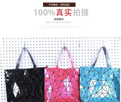 Fashion Luxury bag Women Top-Handle Bag New Designer Famous Brand Lady Shoulder Bag Bright Geometry Female Handbags Totes