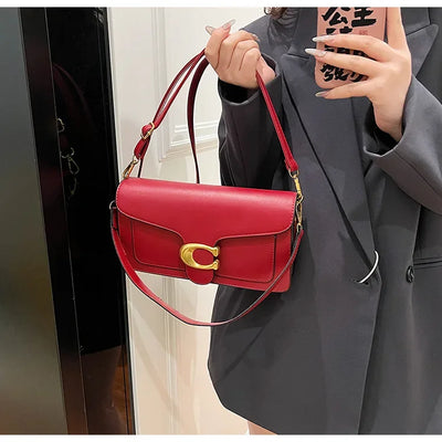 Luxury - Grade 2025 Women's Exclusive Small Square Shoulder Bag - Solid - Color Aesthetic, Niche - Style Design& Daily, Stylish
