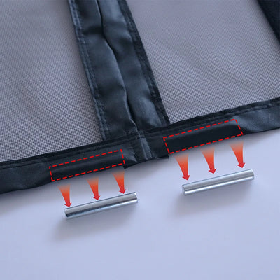 Magnetic Door Screen Custom Size Mosquito Net Curtain Fly Insect Automatic Closing Invisible Mesh For Kitchen indoor living room