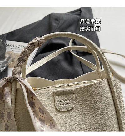 2025 New Women's Handbag Trendy Bucket Bag Luxury Stylish Shoulder Bag Crossbody Purse Versatile Casual Tote Designer Ladies
