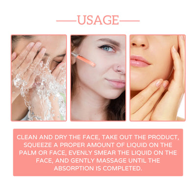 5 In 1 Moisturizing Facial Serum Moisturizing Lightening Lifting Firming Improve Rough Skin Hydrating Pore Shrinking Essence