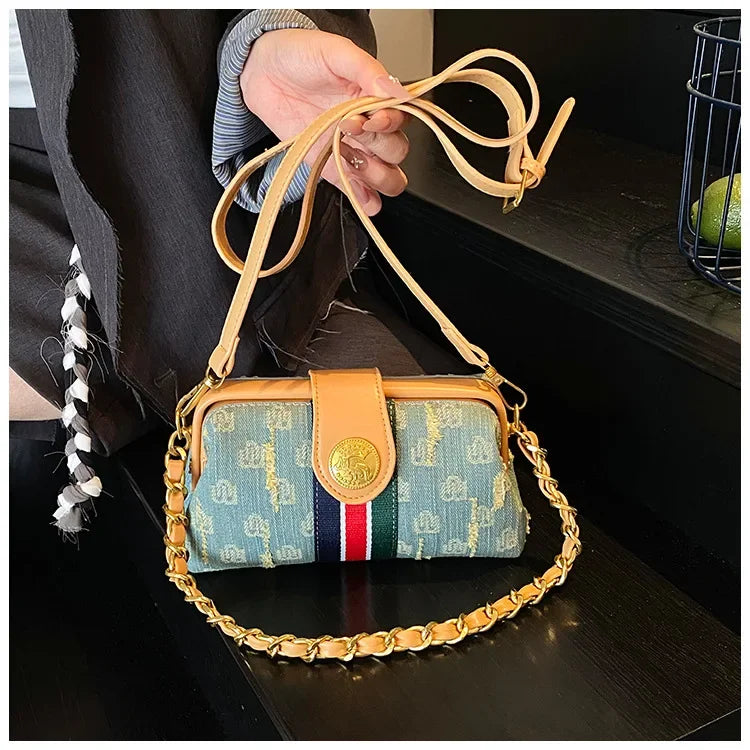 Luxury - Grade 2025 Women's Niche - Designed Cowboy - Cloth Bags - Fashion - Forward Crossbody, Shoulder & Under - Arm Bags