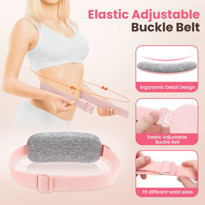 Electric Heating Pad Menstrual Cramp Massager Belt Women Period Care Hot Compress Device Vibration Abdominal Ulter Warmer Belt