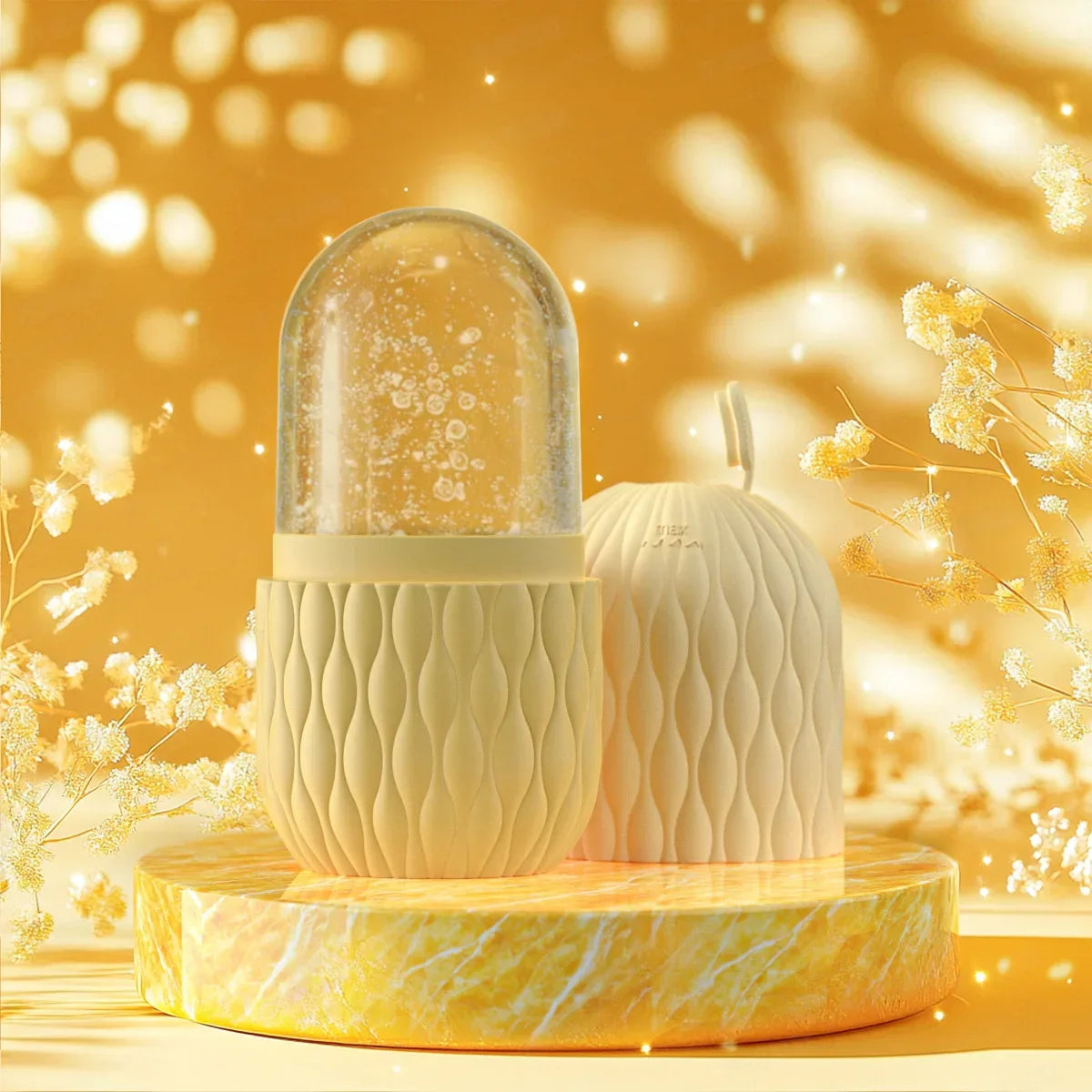 Ice Silicone Face Roller Beauty Lifting Ice Ball Face Massager Contouring Eye Roller Facial Treatment Reduce Acne Beauty Tools