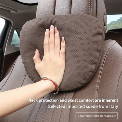 Car Headrest Neck Support Seat / Maybach Design S Class Soft Universal Adjustable Car Pillow Neck Rest Cushion High Quality