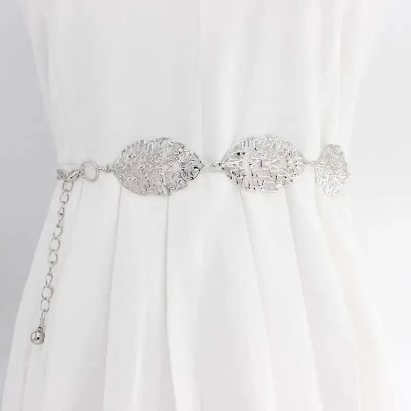 Designer Retro Tassel Chain  Metal Belt For Women| Punk Fringe Waist Dress Female |Silver Gold | Ladies