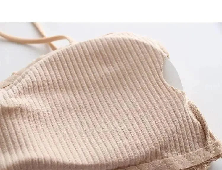 Women's Cotton Bra Female Tube Top Bra