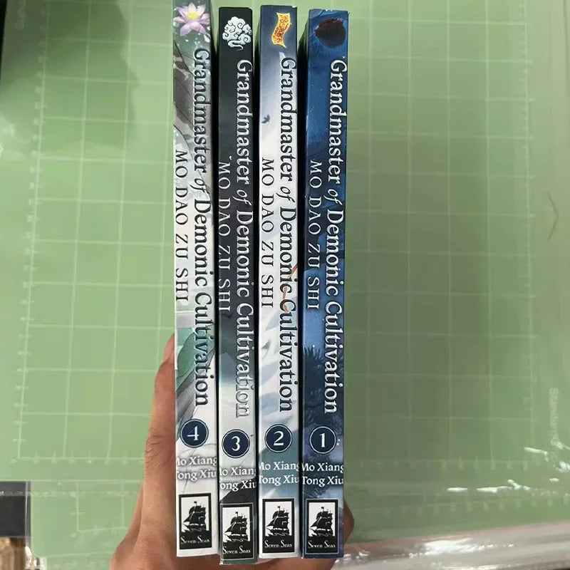5books/set English fiction books Grandmaster of Demonic Cultivation Mo Dao Zu Shi Novel Vol. 1-5 Comic Book English Manga Novel