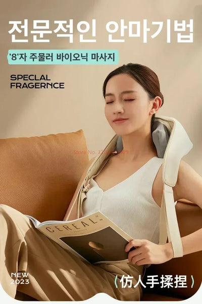 Shoulder And Neck Massager Korea 26 Bldc Massager Shoulder And Neck Multifunctional Kneading Hot Compress Massage Shawl