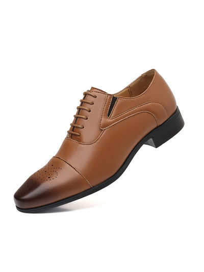 Men's Oxford Formal Dress Shoes Business Comfortable Classic Lace Up Shoes for Weddings, Church, Office, Prom